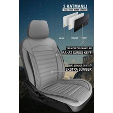 Nice Shop Seat Leon 2006-2013 Uyumlu Oto Koltuk Kılıfı Cosmo Serisi