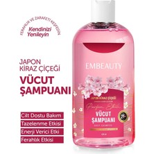 Embeauty Arındırıcı Ferahlatıcı Nemlendirici Japon Kiraz Çiçeği Vücut Şampuanı 400 ml