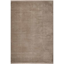 Gümüşsuyu Deco Geo 80011 Halı Kahverengi