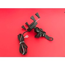 Belirtilmemiş USB Şarjlı Telefon Tutucu