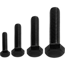 Akdeniz DIN933 M16 65 mm Siyah Cıvata 20 Adet