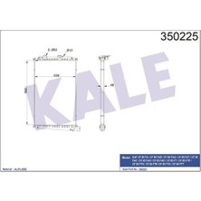 Kale 350225 Motor Su Radyatörü Daf Cf 85 Fa Cf 85 Far Cf 85 Fag Cf 85 Fat Cf 85 Fac Cf 85 Fax Cf 85 Fad (Çerçevesiz) 1371372