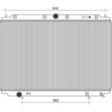 Oris BVO015016 Motor Su Radyatörü S40 I V40 1.6-1.8-2.0 (95-04) At mt 8602065