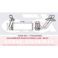 Valeo 812048 Kalorifer Radyatörü Laguna 1.6 16V 1.8 1.8 16V2.0 2.0 16V 95 01 Klimasız K7M 7701039481