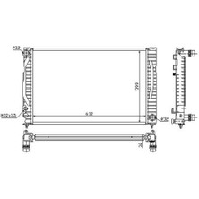 Oris BAU072032 Radyatör Brazing At 632X398X32 BAU504 A4 2.4ı 2.5 Tdı 1994 A6 2.4ı 2.8ı 97 Superb Passat 2000 4B0121251F