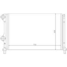 Kale 0137011AB Motor Radyatör Doblo 1.3 1.9 Jtd Ym Brazing Klimalı Klimasız 1 Sıra Alb Sistem 700X312X34 55174187