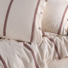 Macas Home Odin  Pamuklu Yıkamalı Ipliği Boya Vintage Çift Kişilik Nevresim Takımı 200*220