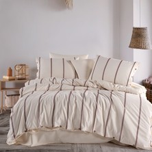 Macas Home Odin  Pamuklu Yıkamalı Ipliği Boya Vintage Çift Kişilik Nevresim Takımı 200*220