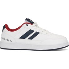 Nstil Günlük Erkek Sneaker Bağcıklı Oval Burun Dikiş Detay Tırtıklı Taban Bilek Destekli Spor Ayakkabı 351