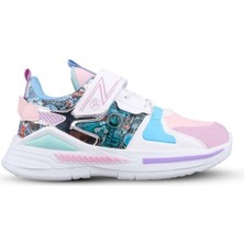 M.P. Mp 242-3325 Çocuk Spor Ayakkabı - Beyaz-Mor - 26