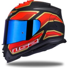 Ls2 Storm 2 Foggy Full Face Motosiklet Kaskı Gökkuşağı Vizörlü