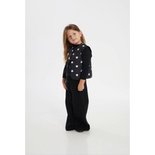 Pamila Butik Kız Çocuk Triko Yelekli  Alt Üst Takım
