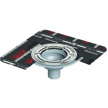 MaxiFlow Sifon Alt Gövde Ø100 96*210MM Pas.göv Membranlı Alt