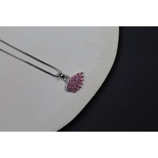 Zéynn Per La Felìcìtà Brillante Kuğu Figürlü Kadın Çelik Kolye