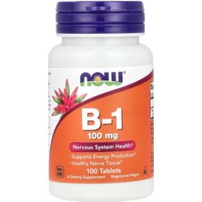 Now Foods B-1 100 Mg 100 Kapsül Nervous System Health