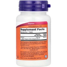 Now Foods B-1 100 Mg 100 Kapsül Nervous System Health