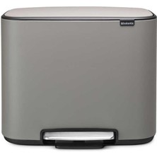 Gri Pedallı Çöp Kutusu 36L