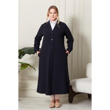 Kadın Büyük Beden Mevsimlik Yüksek Kalite Çelik Uzun Hırka