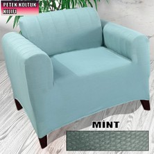Kılıfsan Yeni Mikro Petek Kumaş Tekli Koltuk & Berjer Koltuk Kılıfı Arkası Dahil Kapatıyoruz.