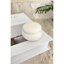 Dekoratif Yuvarlak Kapaklı Kutu, Takı Kutusu