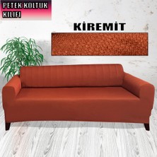 Kılıfsan Petek Kumaş 2 Adet Üçlü Çekyat & Kanepe - 2 Adet Tekli Koltuk & Berjer Kılıfı Seti