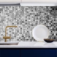 Mutfak Tezgah Arası Kendinden Yapışkanlı Folyo Mozaik Desen 60 cm  x 100 cm