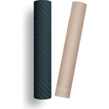 Mutfak Tezgah Arası Kendinden Yapışkanlı Folyo Kaplama Taş Desen Petrol Yeşili 60 cm  x 100 cm