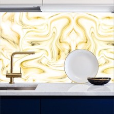 Mutfak Tezgah Arası Kendinden Yapışkanlı Folyo Mermer Desen 60 cm  x 100 cm