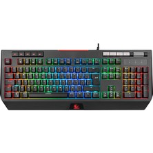 Rampage KB-R105 EXHERO Full RGB Ledli Outemu Blue Switch 5 Makro Tuşlu Gaming Klavye