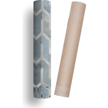 Mutfak Tezgah Arası Kendinden Yapışkanlı Folyo Kaplama Mavi 60 cm  x 100 cm
