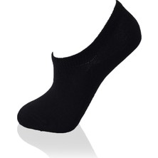 Rays 1108 Yuvarlak Lastik 3'Lü Sneaker Çorap Siyah