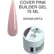 QBEE PROFESSIONAL 15ml Protez Tırnak Jeli Builder Gel Cover Pink