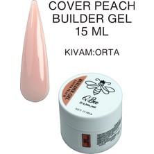 QBEE PROFESSIONAL 15ml Protez Tırnak Jeli Builder Gel Cover Peach