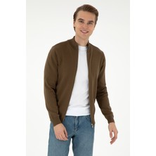 U.S. Polo Assn. Erkek Haki Hırka (Triko) 50298268-VR027