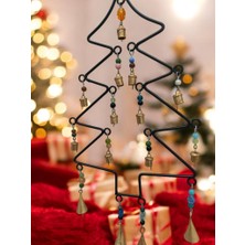 SUME Metal Yılbaşı Ağacı Çan Yılbaşı Süs Parti Dekoru