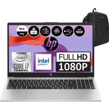 Hp 250 G10 Intel Core I7 1355U 16GB 1tb SSD Intel® Iris® Xᵉ Windows 11 Home 15.6" Fhd Taşınabilir Bilgisayar 9G1E6ETH07 + Weblegelsin Çanta