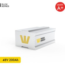 Werer Energy 48V 200Ah LiFePO4 Block Series Bluetooth'lu Lityum Demir Fosfat Akü