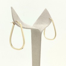 Oval Damla Halka Küpe – KP00826