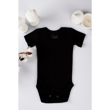 Pinuptex® 3'lü Kısa Kollu Bebek Zıbın Seti 100% Pamuklu Ribana Çıtçıtlı Atlet, Body Zıbın Unisex