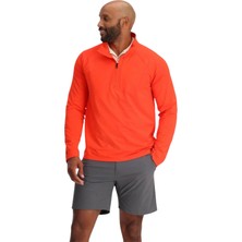 Spyder Gridweb 1/2 Zip Erkek Kırmızı Fleece