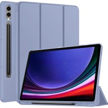 TEKNETSTORE Samsung Galaxy Tab S9+ Fe Plus 12.4 Uyumlu Kılıf Uyku Modlu Pu Deri Arkası Silikon Kalem Bölmeli