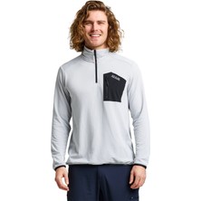Slam Act Lgt Grid Fleece Erkek Gri Polar