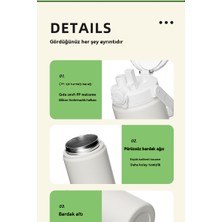 Velvet Vibes El Termos Bardak Çift Içme Bardağı Büyük Kapasiteli Termos Saksı Spor 316 Paslanmaz Çelik Gıda Sınıfı Yüksek Değerli Su Isıtıcısı (Yurt Dışından)