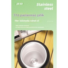 Velvet Vibes El Termos Bardak Çift Içme Bardağı Büyük Kapasiteli Termos Saksı Spor 316 Paslanmaz Çelik Gıda Sınıfı Yüksek Değerli Su Isıtıcısı (Yurt Dışından)