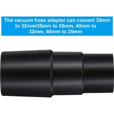 2 Adet Vakum Hortumu Adaptörü Temizleyici Hortum Evrensel Adaptör Dönüştürücü, 32MM 35MM 40MM Hortum Redüktörü Çoğu Vakum Için (Yurt Dışından)