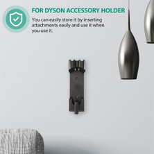 Zyooed Dyson V7 V8 Duvara Monte Aksesuarlar Için Uyumlu Elektrikli Süpürge Yerleştirme Istasyonu Kablosuz Şarj Braketi (Yurt Dışından)