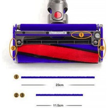 Zyooed Dyson V6 V7 V8 V10 V11 Elektrikli Süpürge Yumuşak Silindir Başlığı ve Tornavida Yedek Parçası Için 7 Adet Yumuşak Peluş Şeritler (Yurt Dışından)