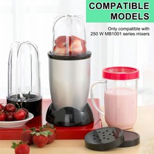 Magic Bullet Için Yedek Çapraz Bıçak + 16 Oz Bardak Seti, 250 W MB1001 Blender ile Uyumlu Yedek Parçalar (Yurt Dışından)