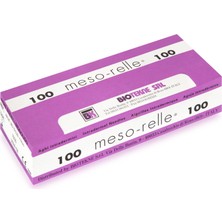 Meso-Relle Mesorelle Mezoterapi Iğne Ucu 30G x 4mm 100 Adet