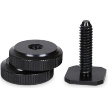 Blueleskyy 1/4inç-20 Tripod Vida Adaptörüne Kamera Flaş Yuvası Montajı (4'lü Paket) (Yurt Dışından)